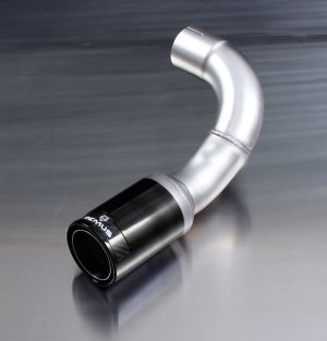 BMW 1 Series Performance Exhaust - Remus - 84mm Black Chrome Straight w/Carbon Insert - Black Chrome - `11-`27